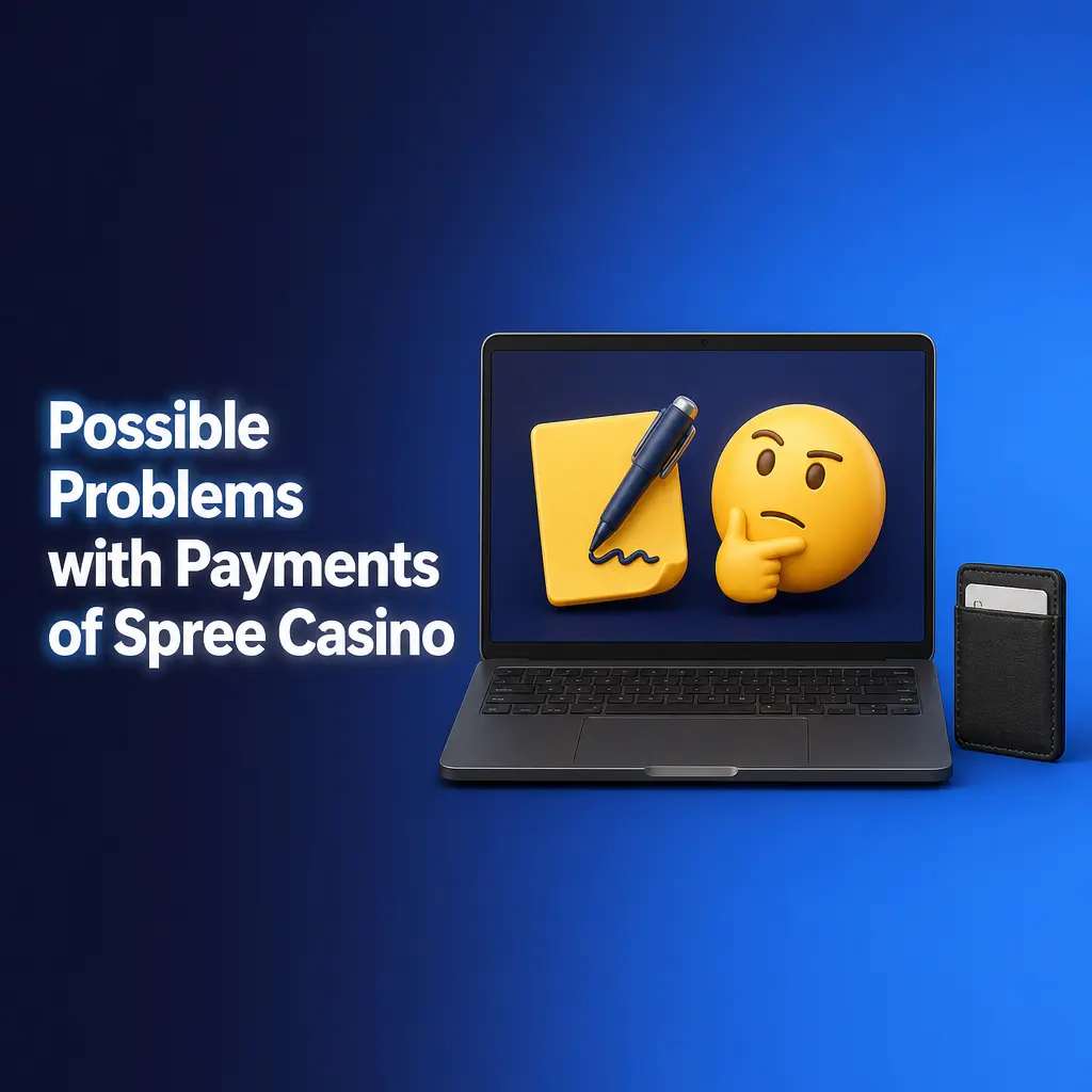 Common Spree Casino payment issues: declined cards, delayed ACH transfers, verification holds, name mismatches, and promo code errors.